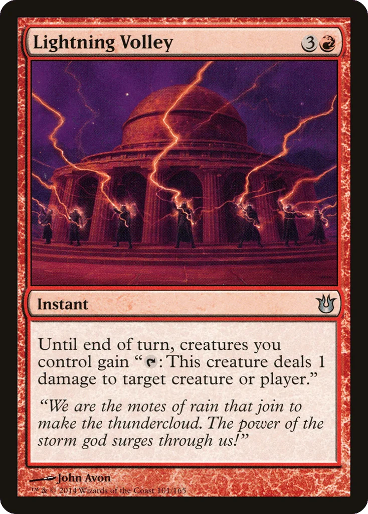 Lightning Volley · Born of the Gods