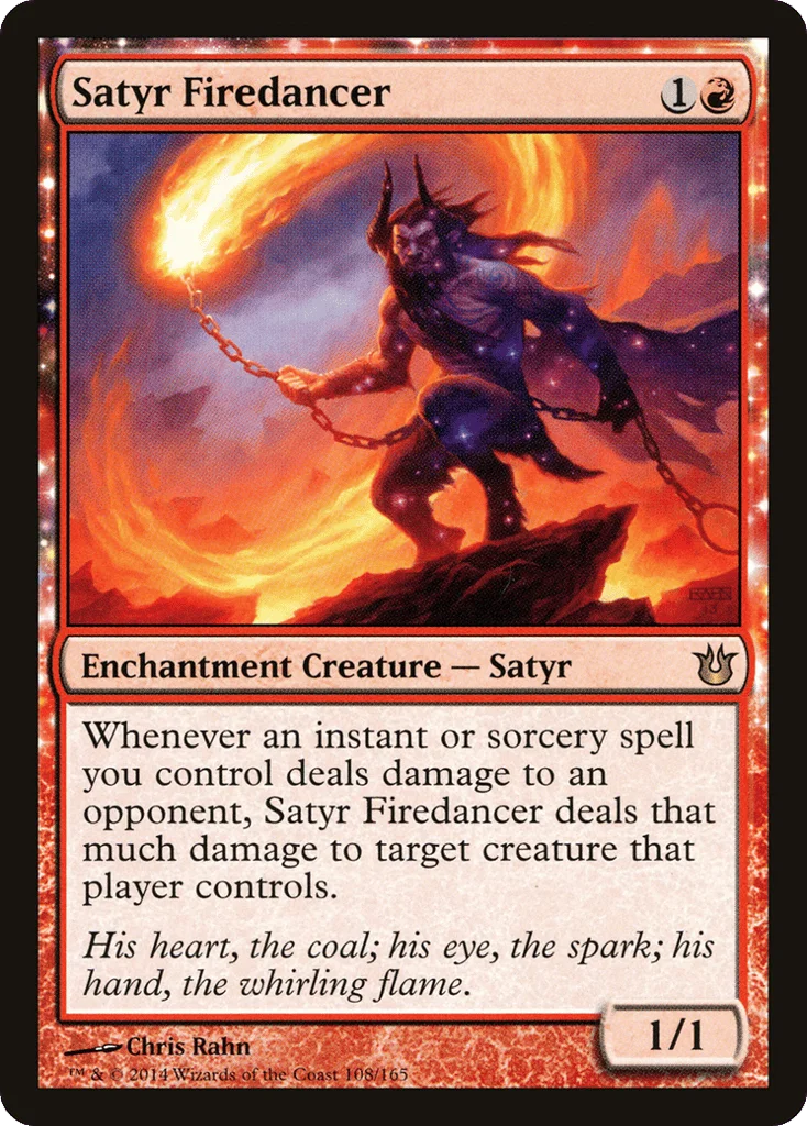Satyr Firedancer · Born of the Gods