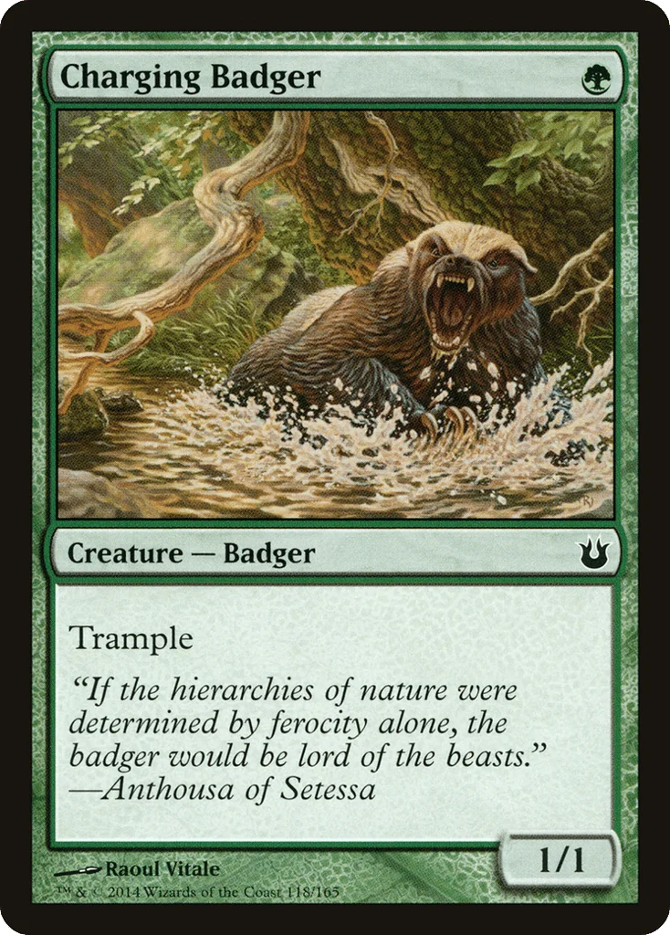 Charging Badger · Born of the Gods