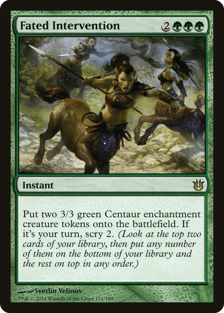 Fated Intervention · Born of the Gods