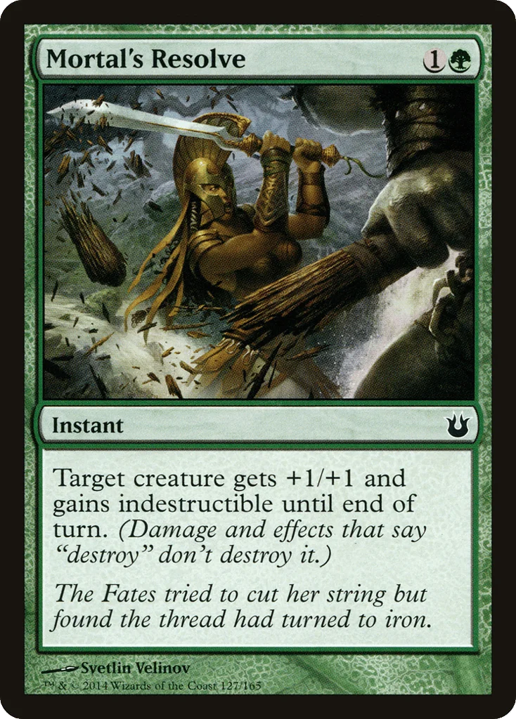 Mortal's Resolve · Born of the Gods
