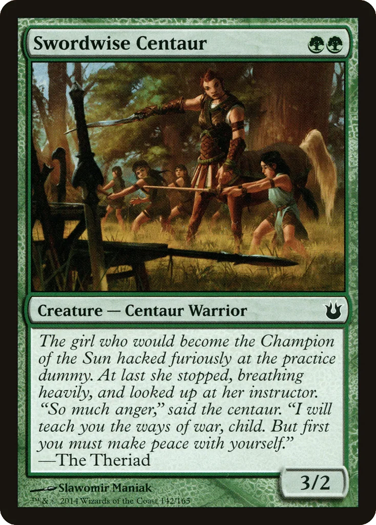 Swordwise Centaur · Born of the Gods