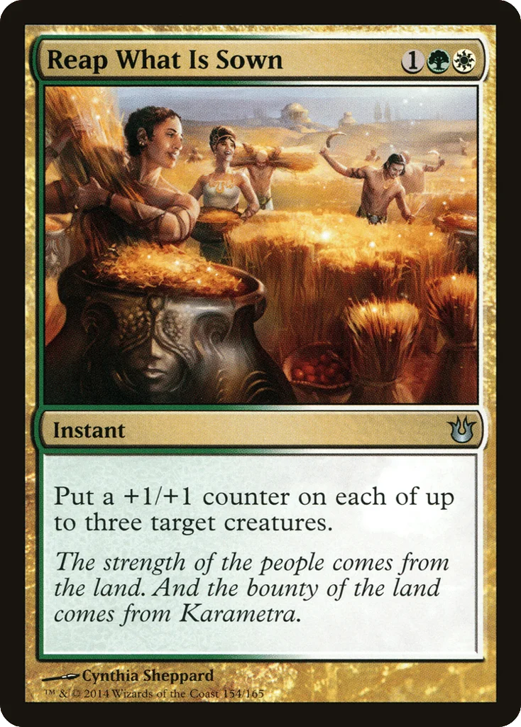 Reap What Is Sown · Born of the Gods