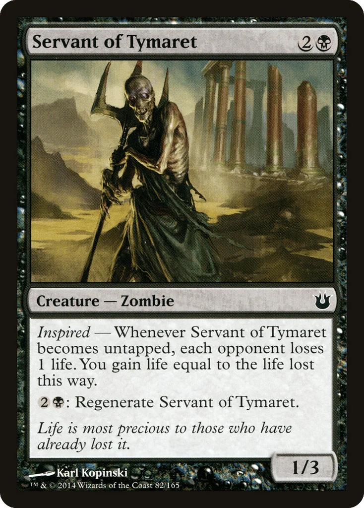 Servant of Tymaret · Born of the Gods