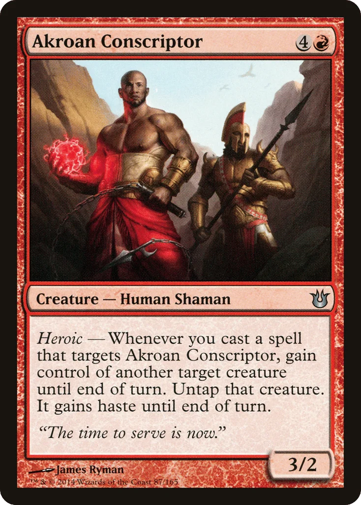 Akroan Conscriptor · Born of the Gods