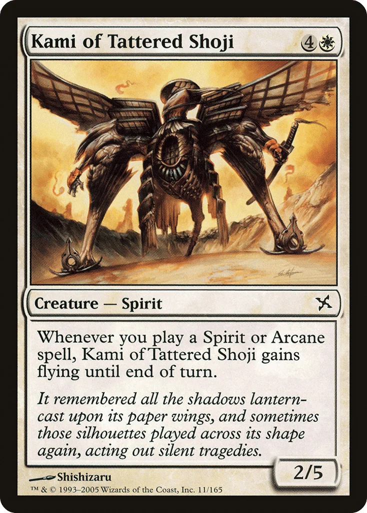 Kami of Tattered Shoji · Betrayers of Kamigawa
