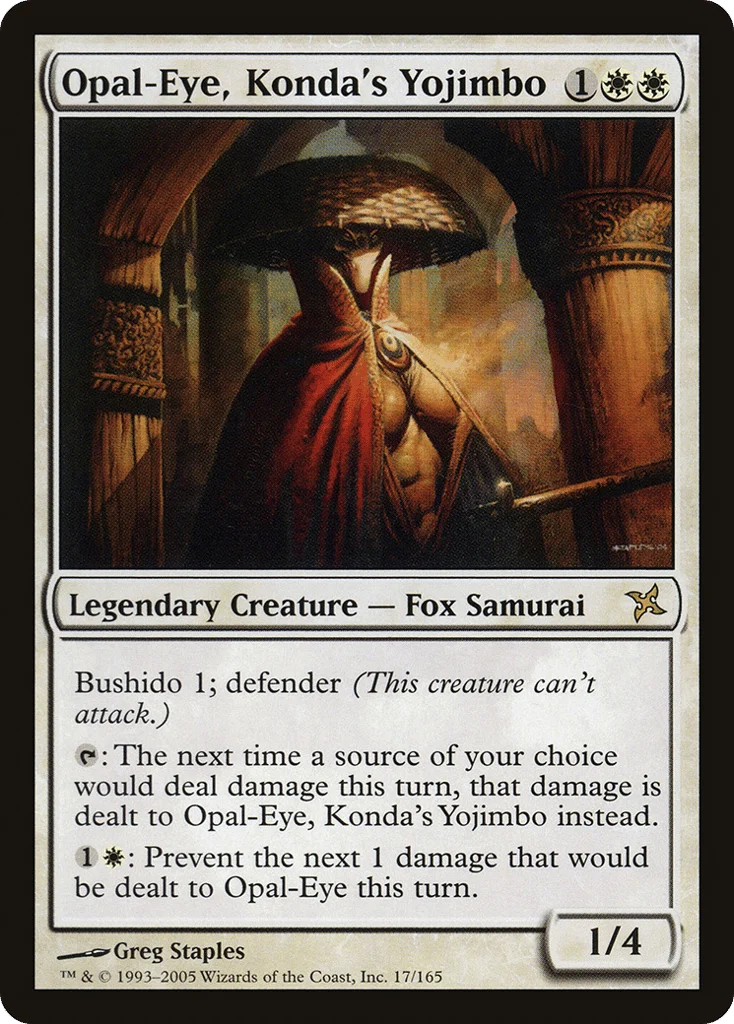 Opal-Eye, Konda's Yojimbo · Betrayers of Kamigawa