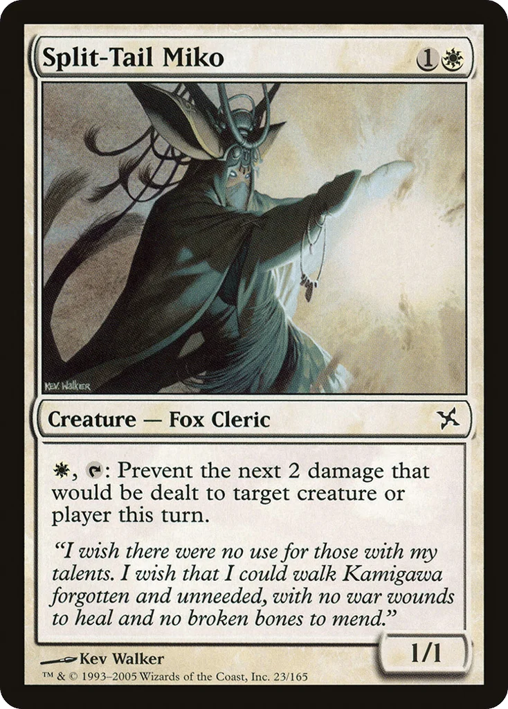 Split-Tail Miko · Betrayers of Kamigawa
