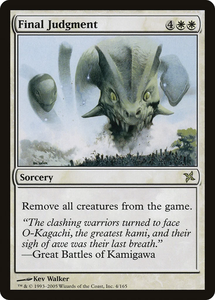 Final Judgment · Betrayers of Kamigawa