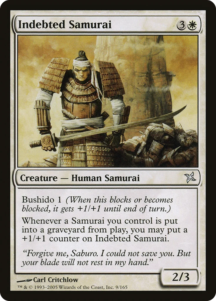 Indebted Samurai · Betrayers of Kamigawa