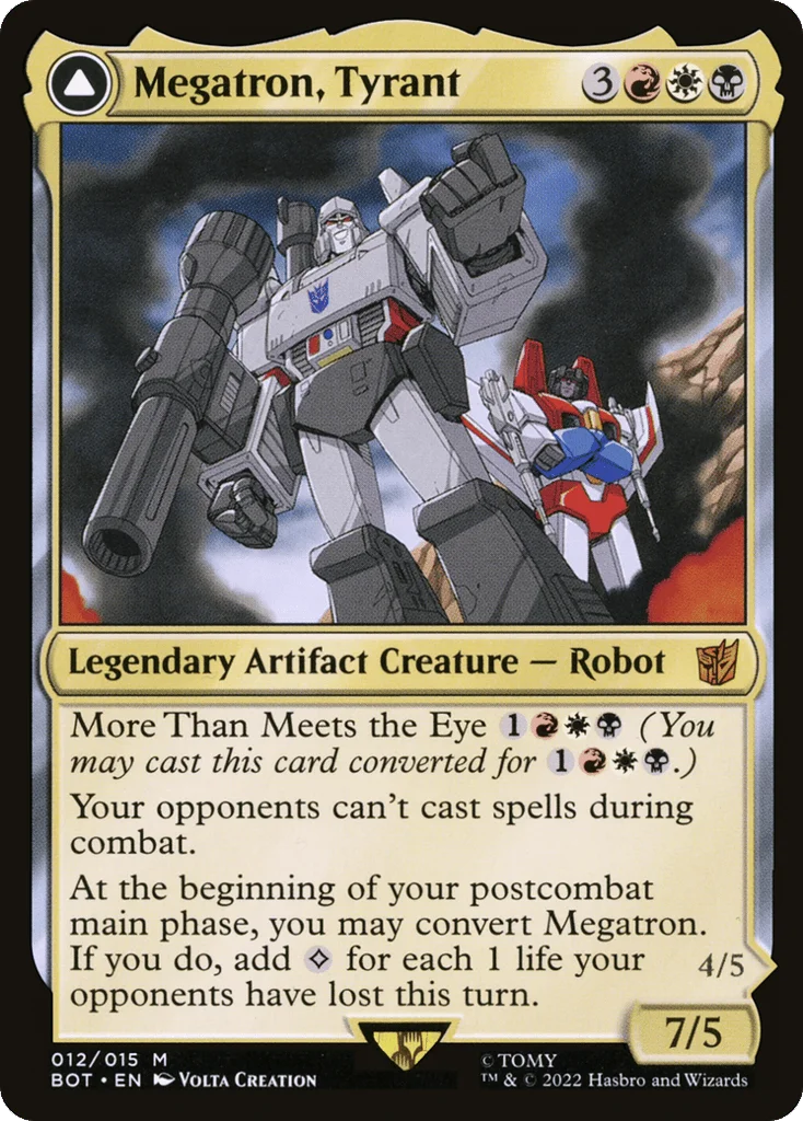 Megatron, Tyrant // Megatron, Destructive Force · Transformers