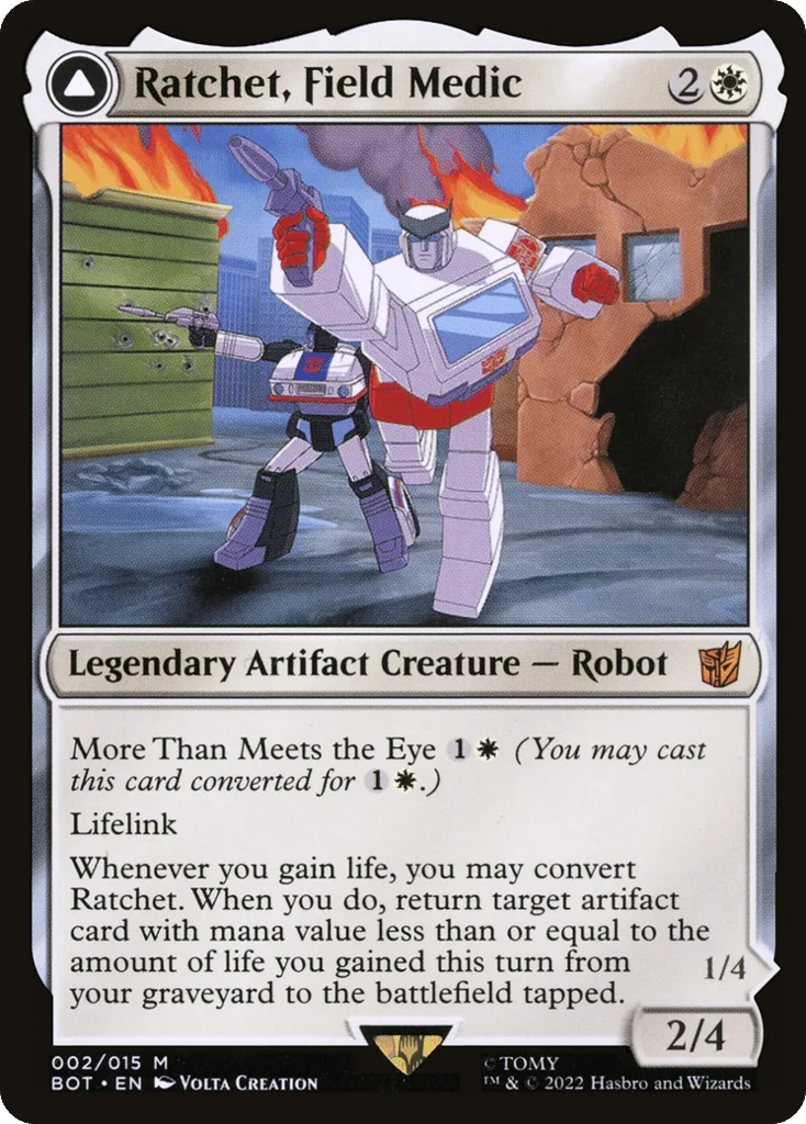 Ratchet, Field Medic // Ratchet, Rescue Racer · Transformers