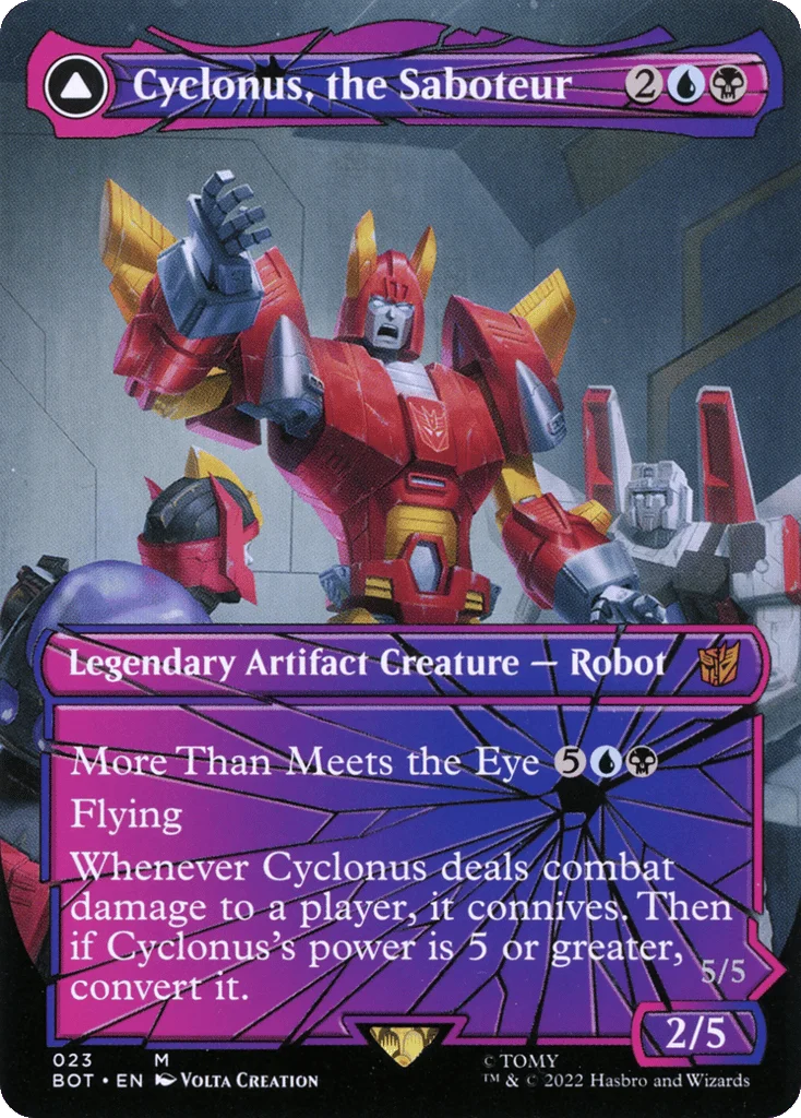 Cyclonus, the Saboteur // Cyclonus, Cybertronian Fighter · Transformers
