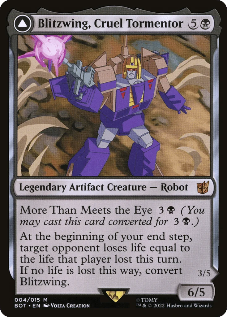 Blitzwing, Cruel Tormentor // Blitzwing, Adaptive Assailant · Transformers