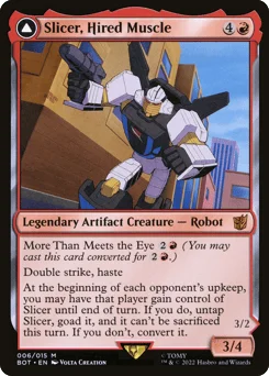 Slicer, Hired Muscle // Slicer, High-Speed Antagonist