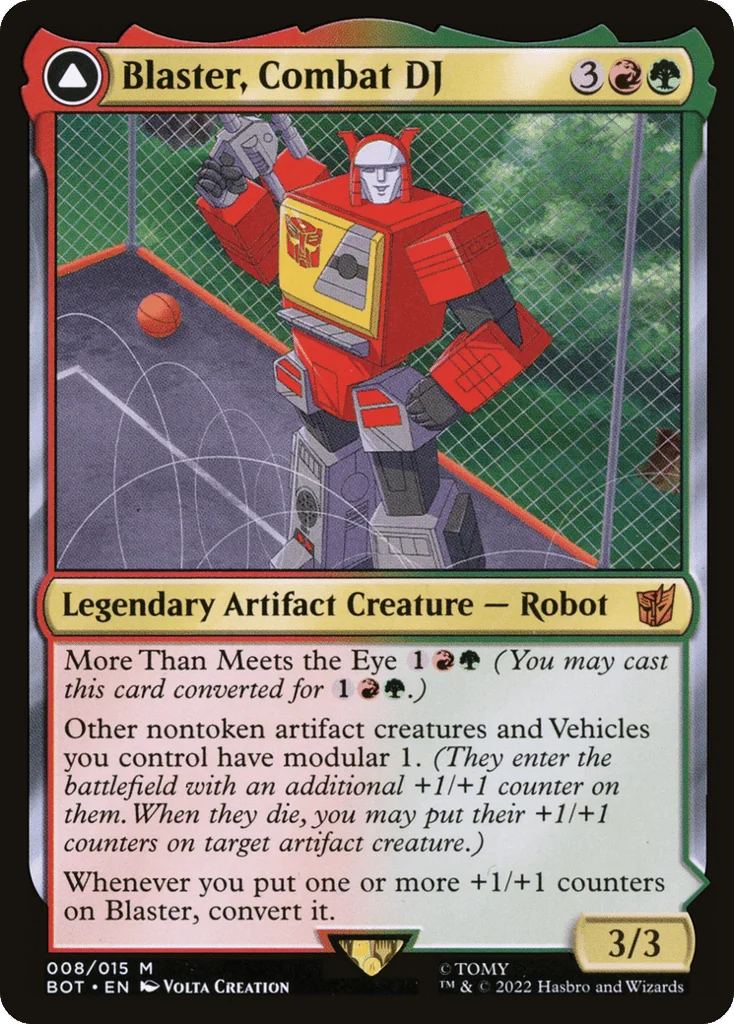 Blaster, Combat DJ // Blaster, Morale Booster · Transformers