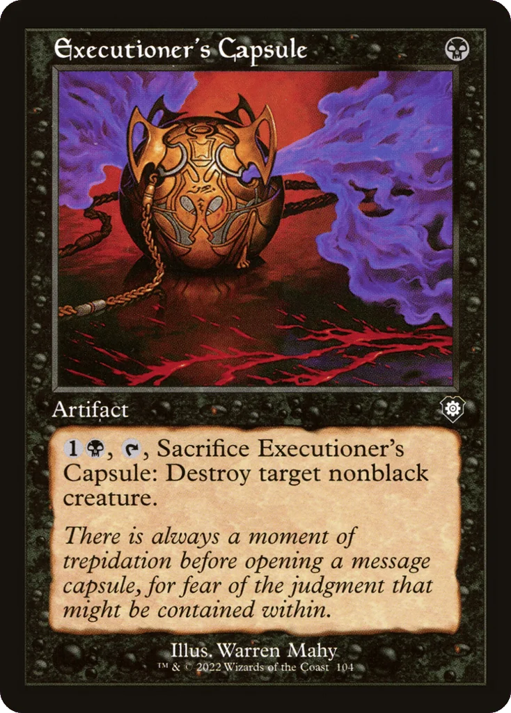 Executioner's Capsule · The Brothers' War Commander