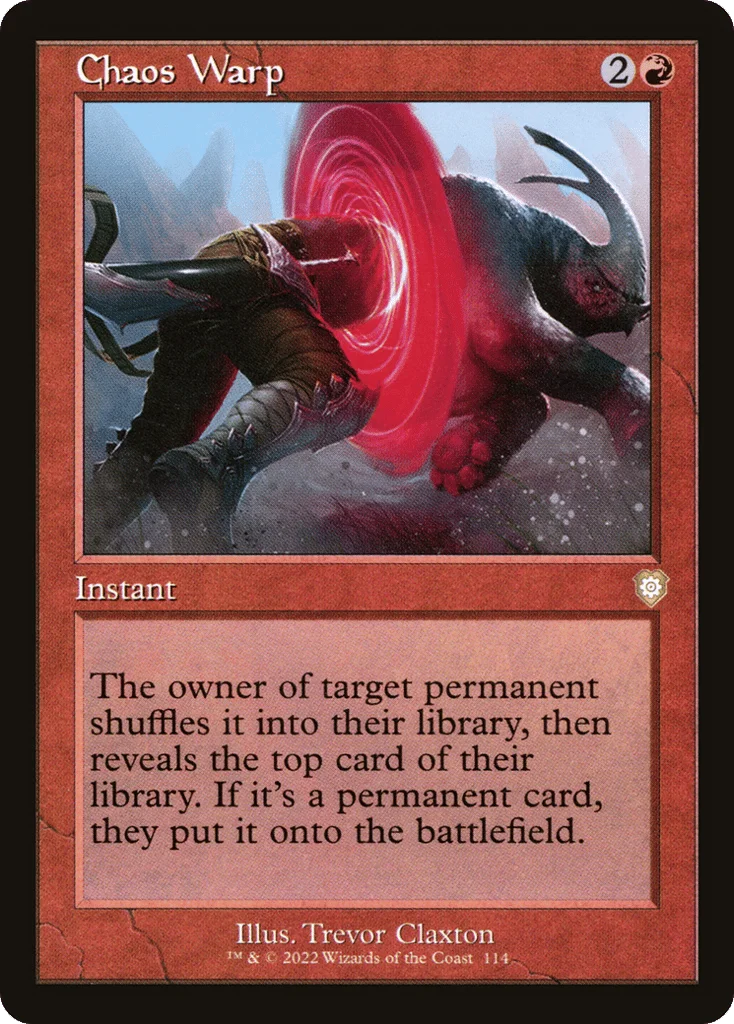 Chaos Warp · The Brothers' War Commander