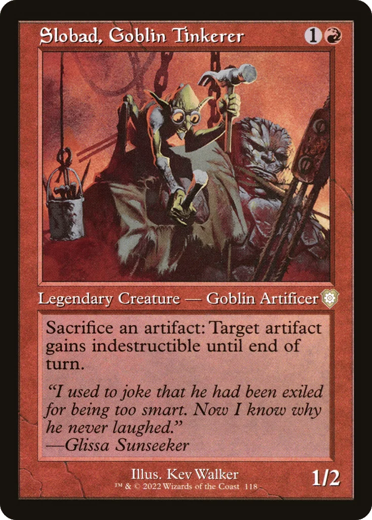Slobad, Goblin Tinkerer · The Brothers' War Commander