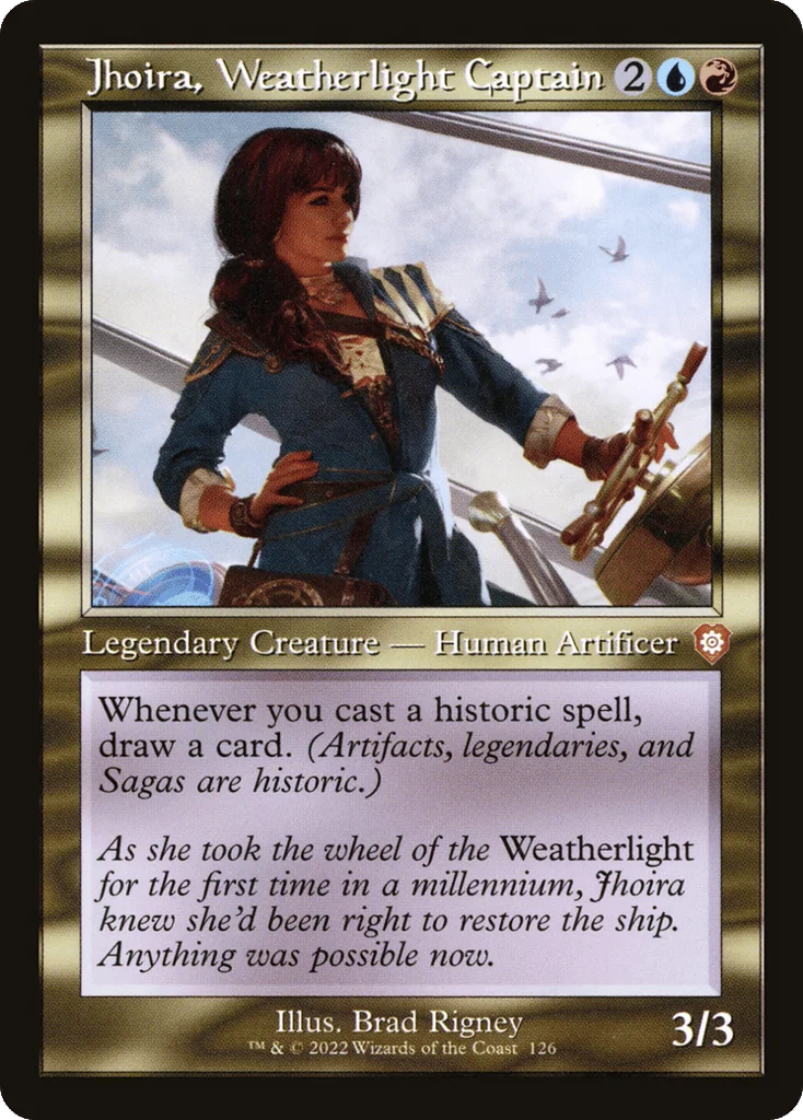 Jhoira, Weatherlight Captain · The Brothers' War Commander
