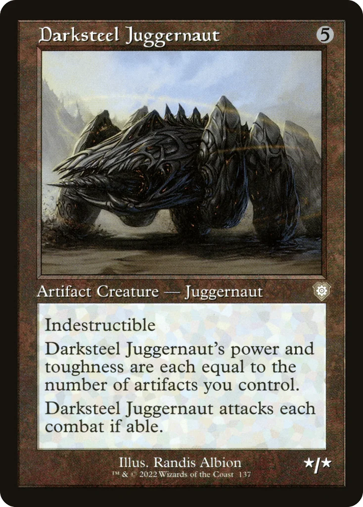 Darksteel Juggernaut · The Brothers' War Commander