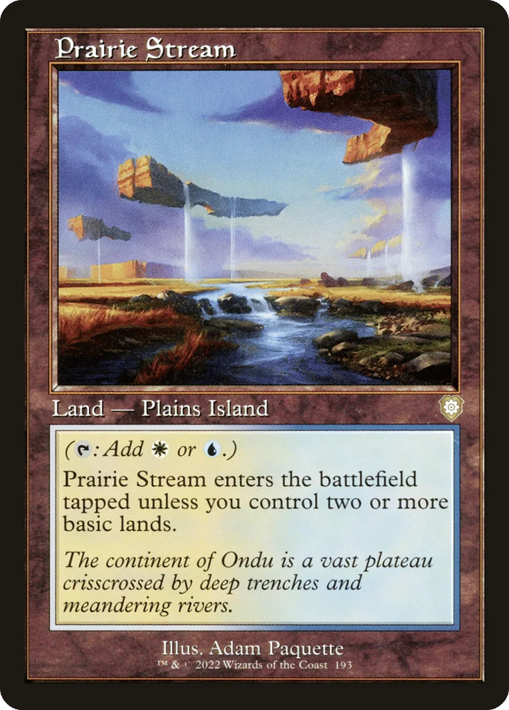 Prairie Stream · The Brothers' War Commander