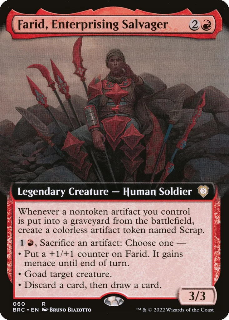 Farid, Enterprising Salvager · The Brothers' War Commander