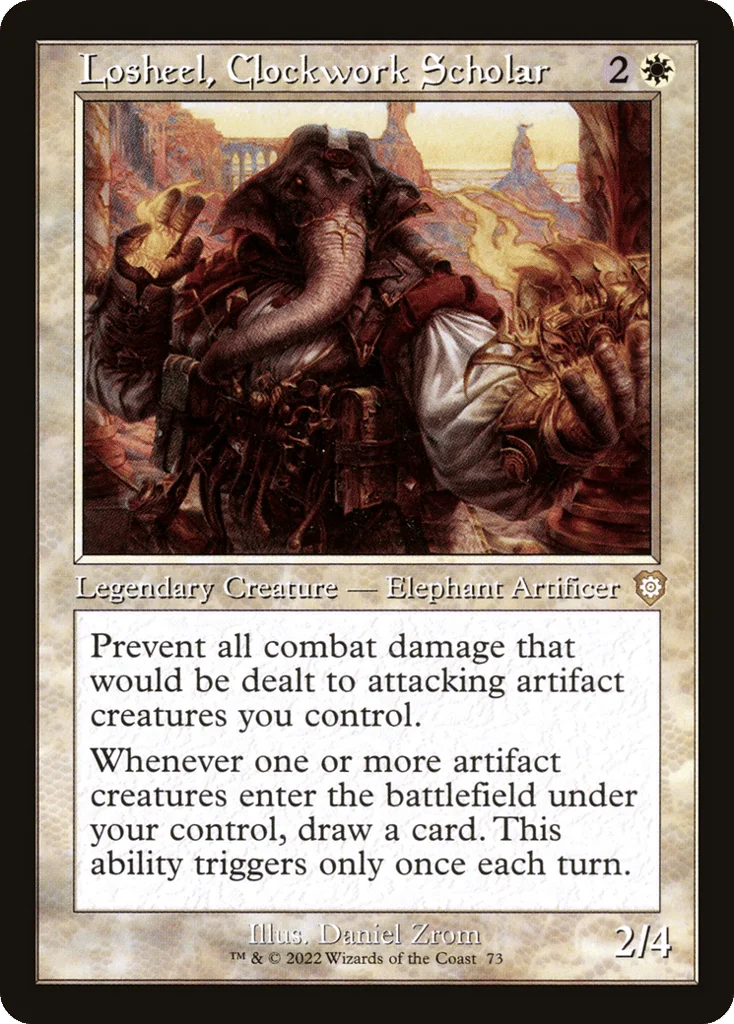 Losheel, Clockwork Scholar · The Brothers' War Commander