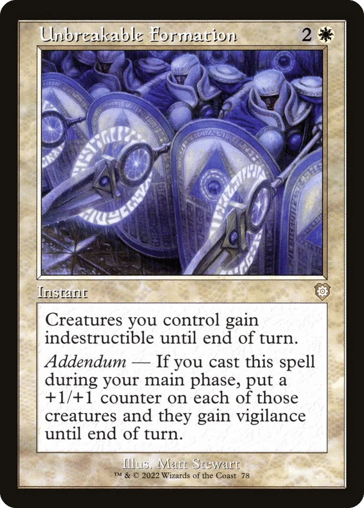 Unbreakable Formation · The Brothers' War Commander