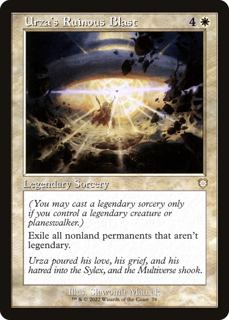 Urza's Ruinous Blast · The Brothers' War Commander