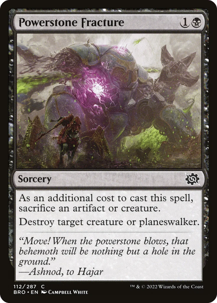 Powerstone Fracture · The Brothers' War