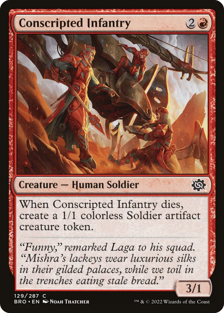 Conscripted Infantry · The Brothers' War