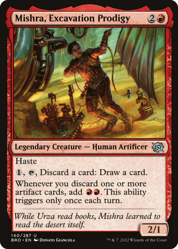Mishra, Excavation Prodigy · The Brothers' War