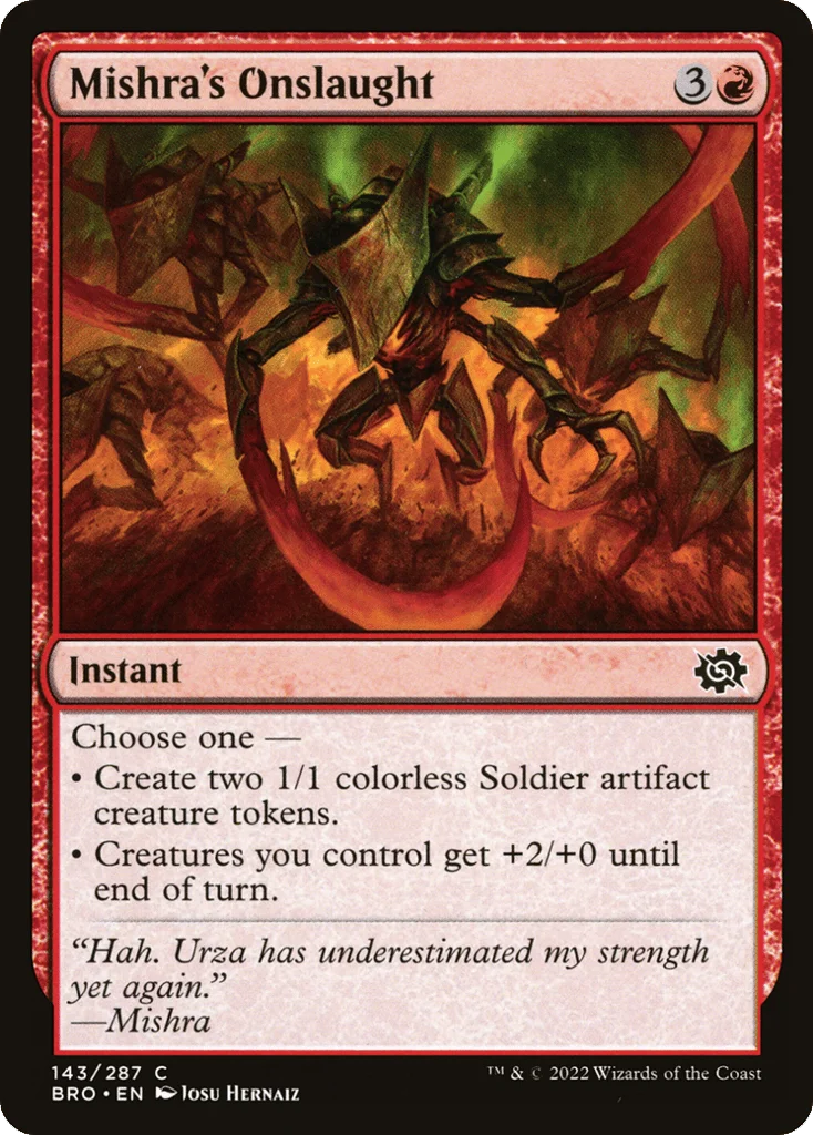 Mishra's Onslaught · The Brothers' War