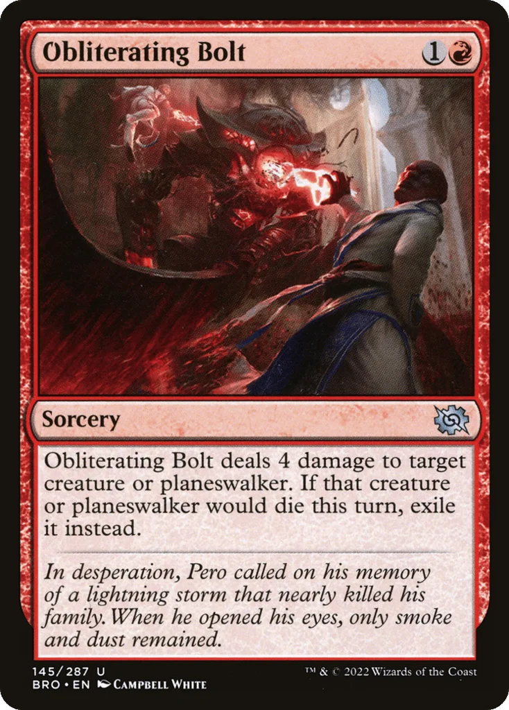 Obliterating Bolt · The Brothers' War