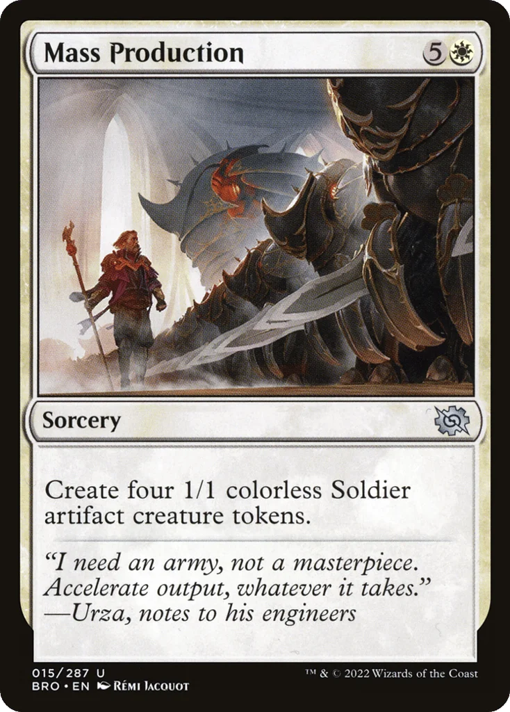 Mass Production · The Brothers' War