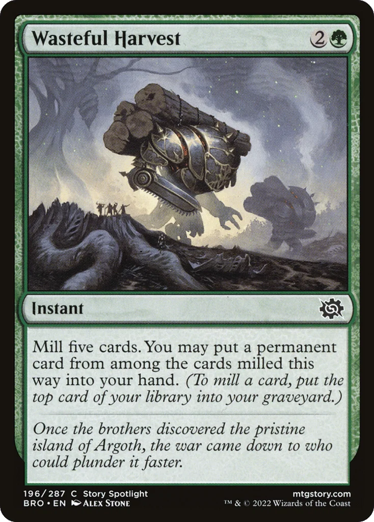 Wasteful Harvest · The Brothers' War