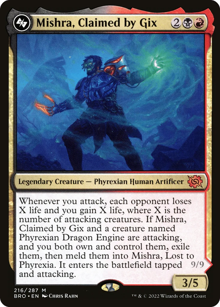 Mishra, Claimed by Gix // Mishra, Lost to Phyrexia · The Brothers' War