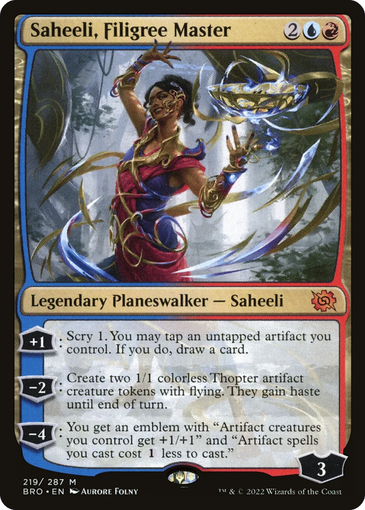 Saheeli, Filigree Master · The Brothers' War