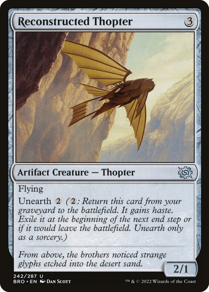 Reconstructed Thopter · The Brothers' War