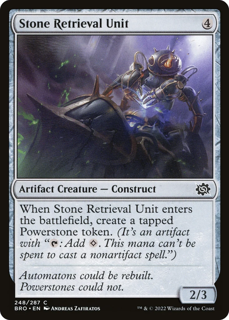 Stone Retrieval Unit · The Brothers' War