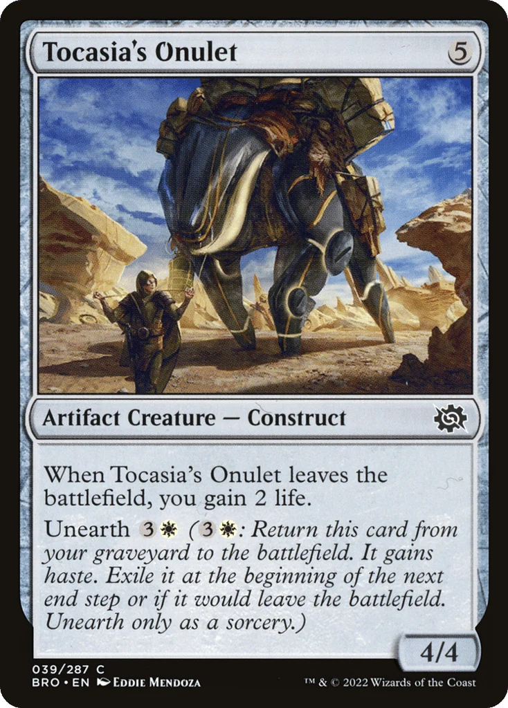 Tocasia's Onulet · The Brothers' War