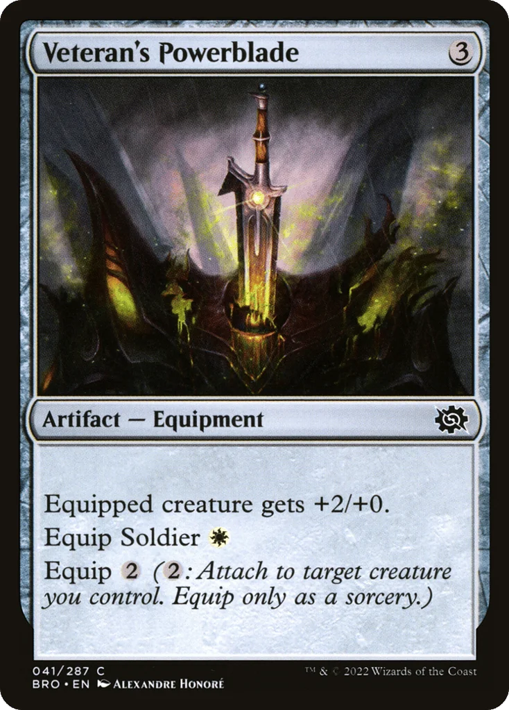 Veteran's Powerblade · The Brothers' War