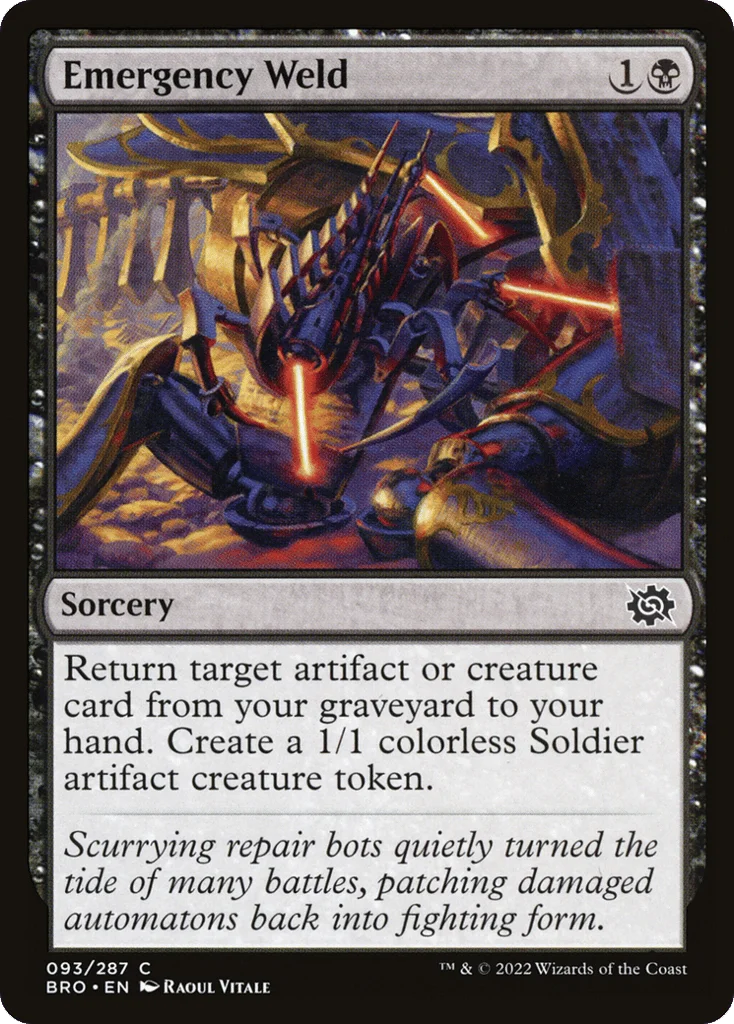 Emergency Weld · The Brothers' War