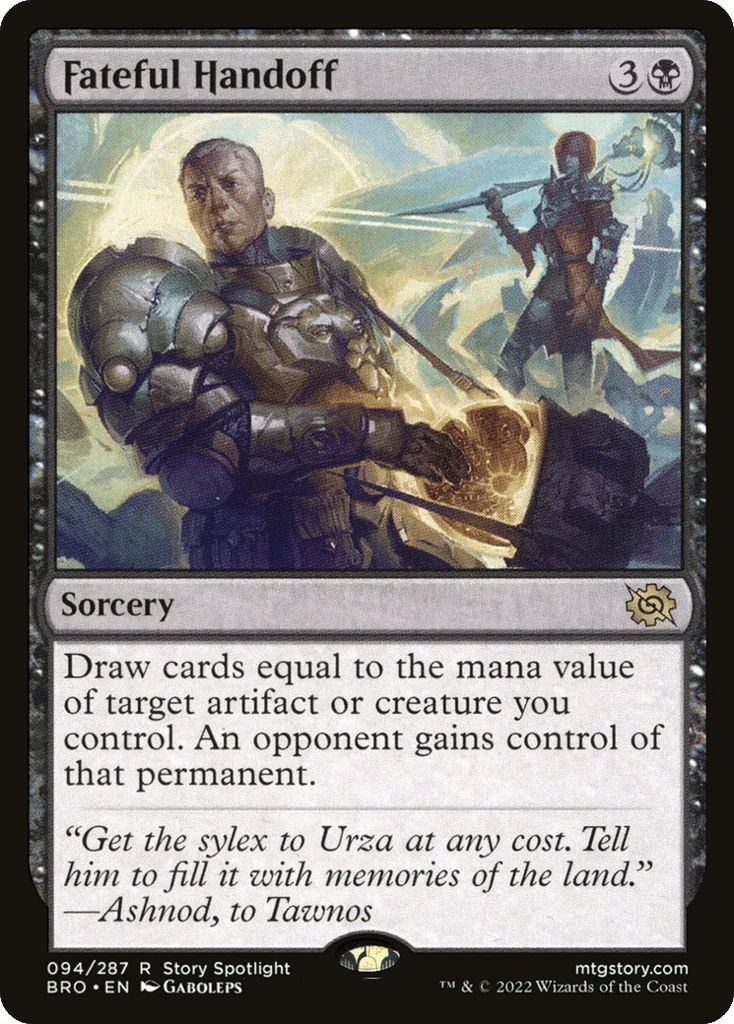 Fateful Handoff · The Brothers' War
