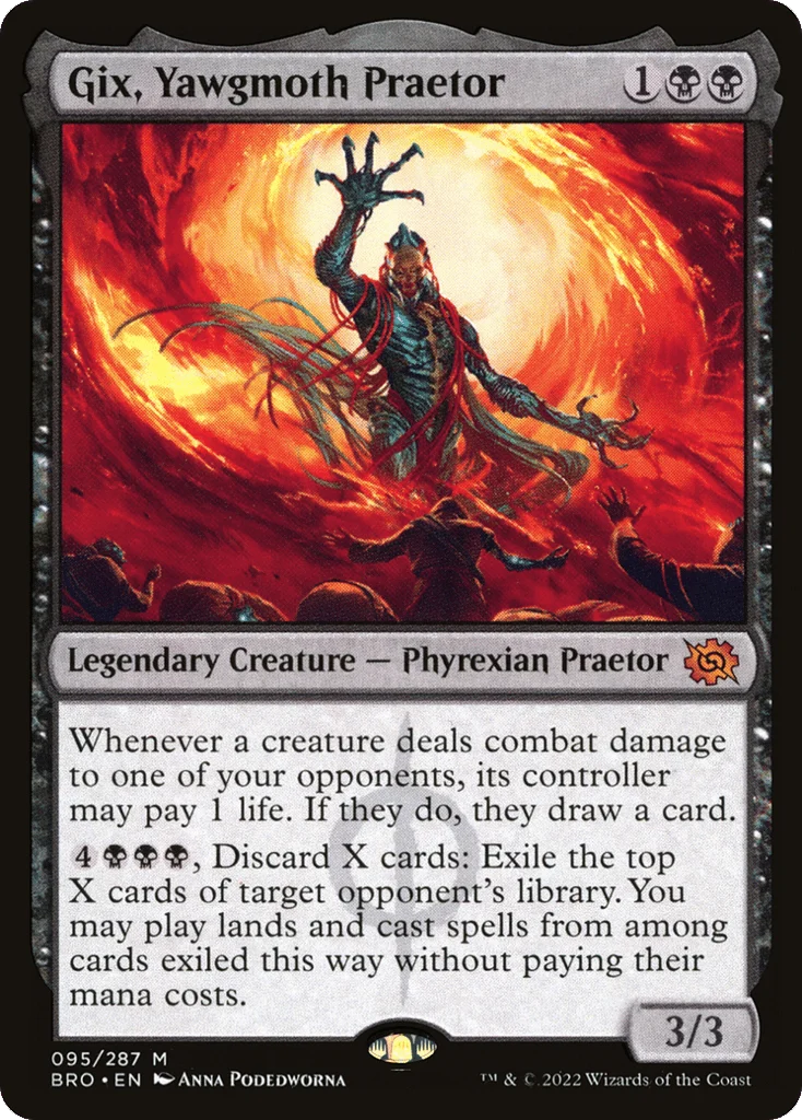 Gix, Yawgmoth Praetor · The Brothers' War