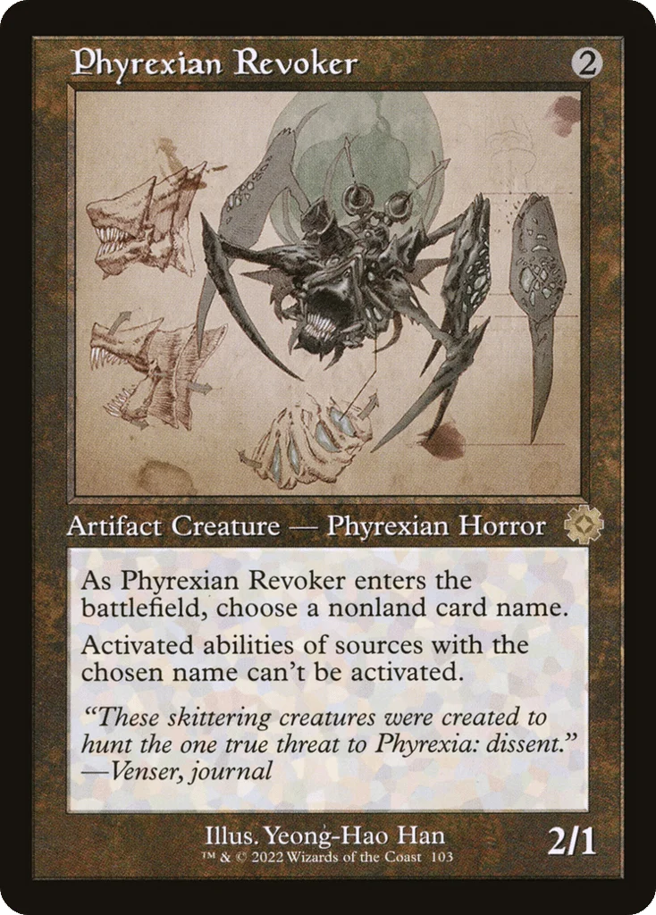 Phyrexian Revoker · The Brothers' War Retro Artifacts