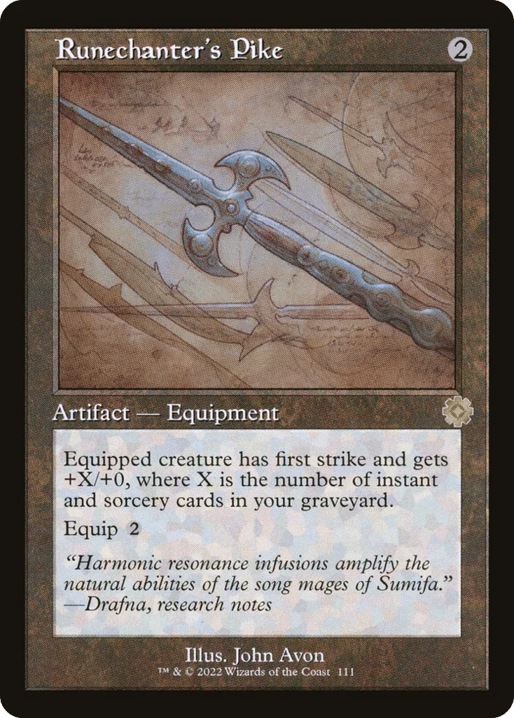 Runechanter's Pike · The Brothers' War Retro Artifacts