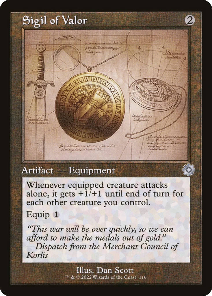 Sigil of Valor · The Brothers' War Retro Artifacts