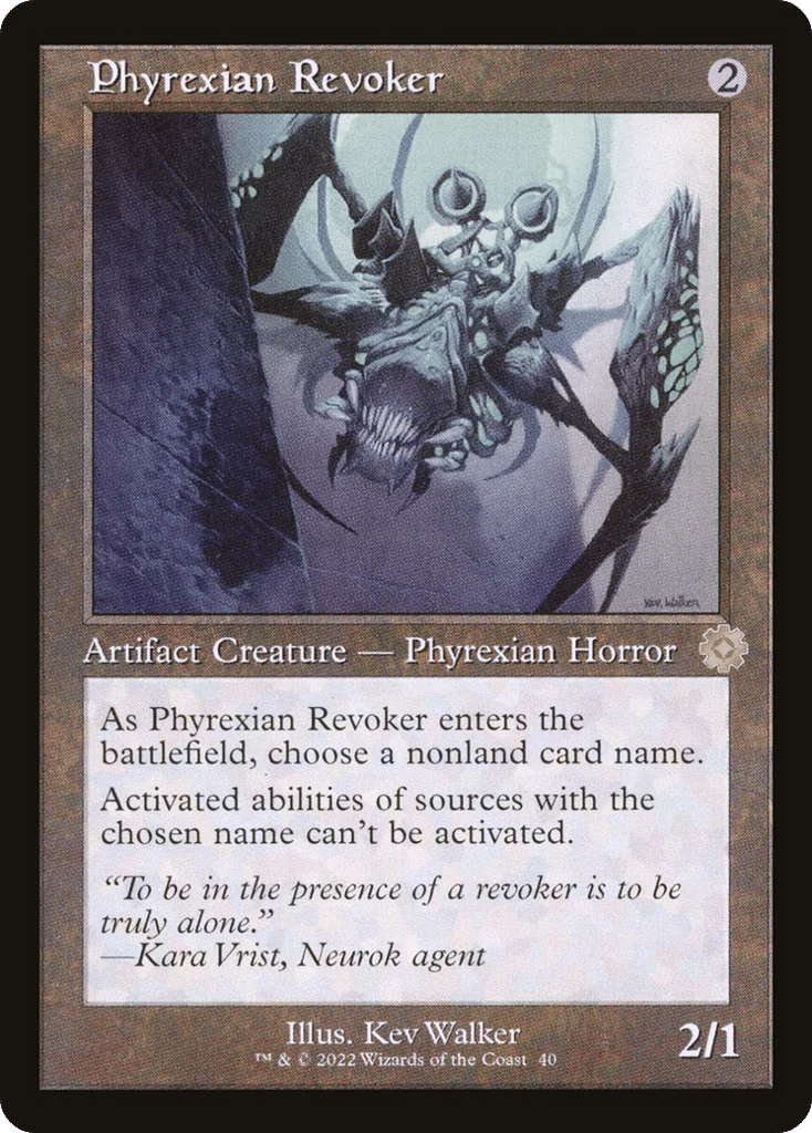 Phyrexian Revoker · The Brothers' War Retro Artifacts